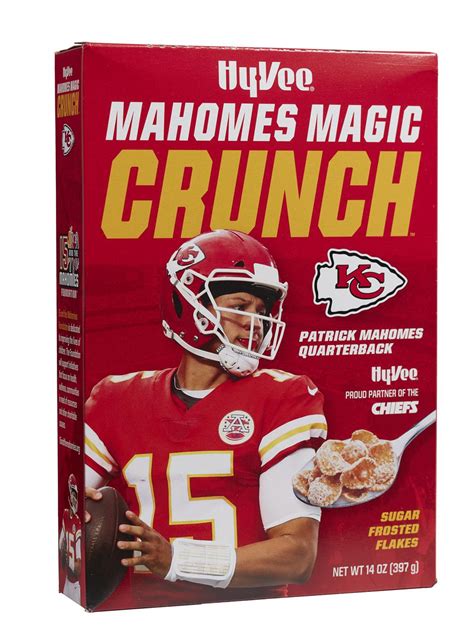 The Breakfast Choice of Champions: Mahomes Magic Crunch Cereal
